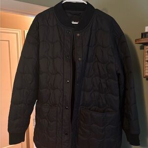 Madewell Women’s Black Quilted Puffer Jacket